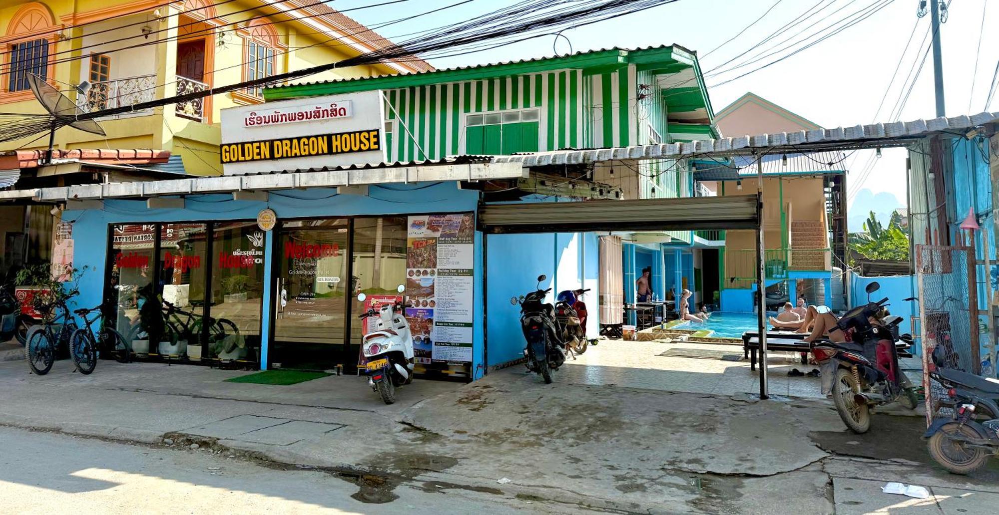 Golden Dragon House Vang Vieng Extérieur photo